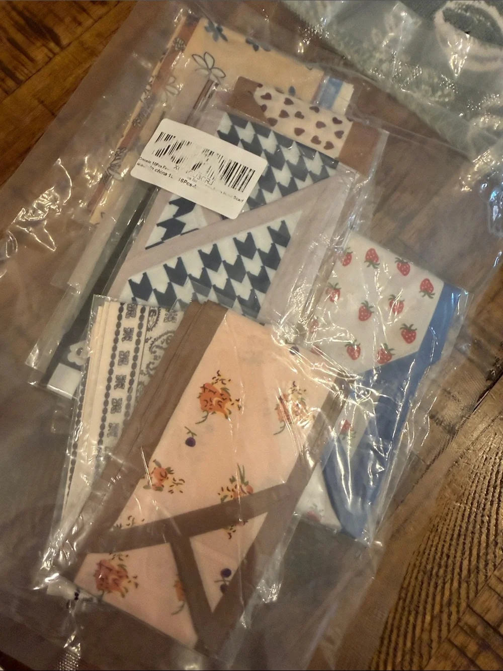 Purse Scarves Set 16 pcs